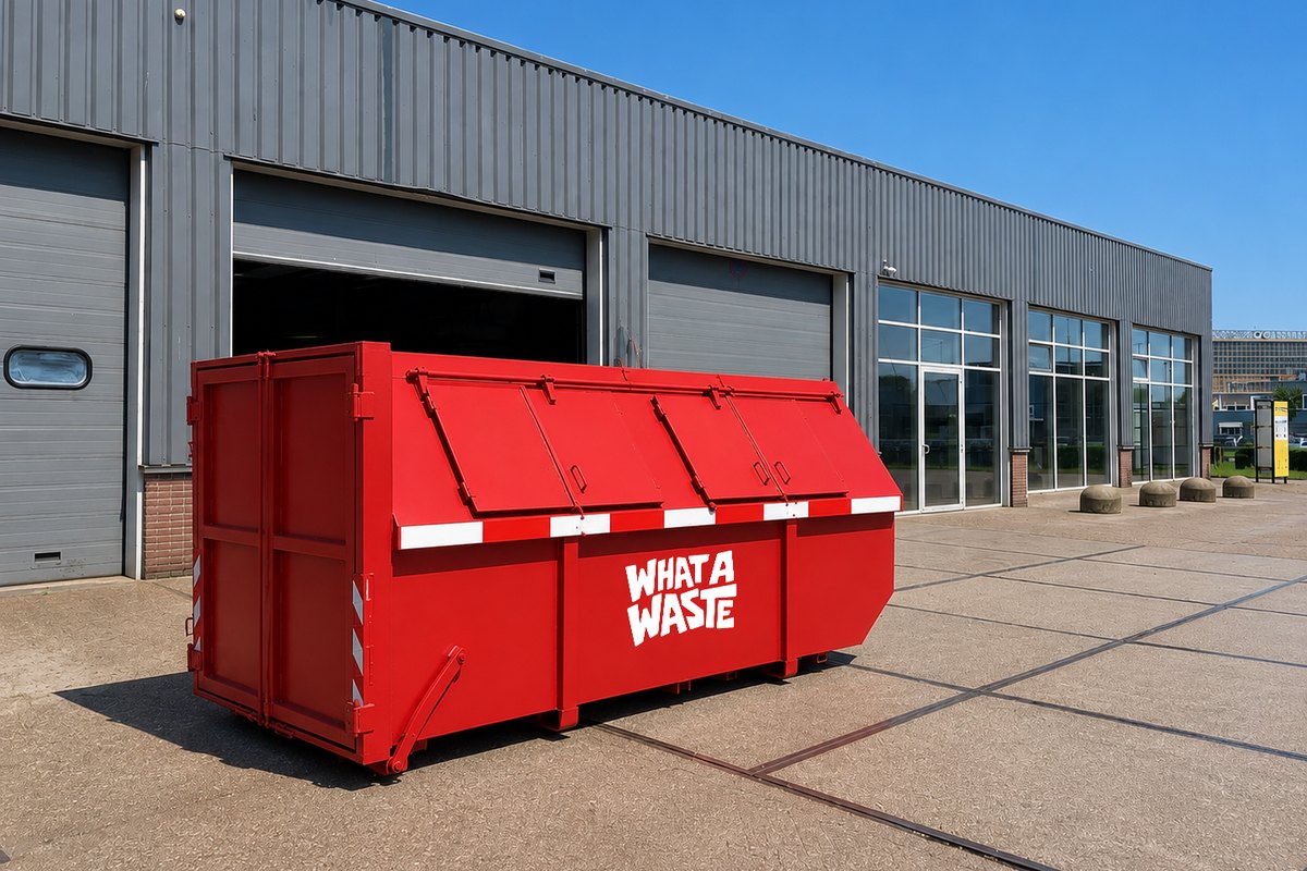 Gesloten afzetcontainer 10 m³