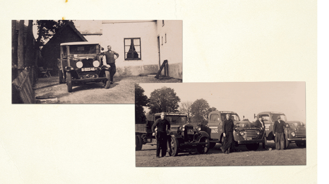 Historische foto's van de Van Paridon-wagens
